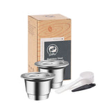 Reusable Stainless Steel Nespresso Capsule – Refillable Coffee Pod