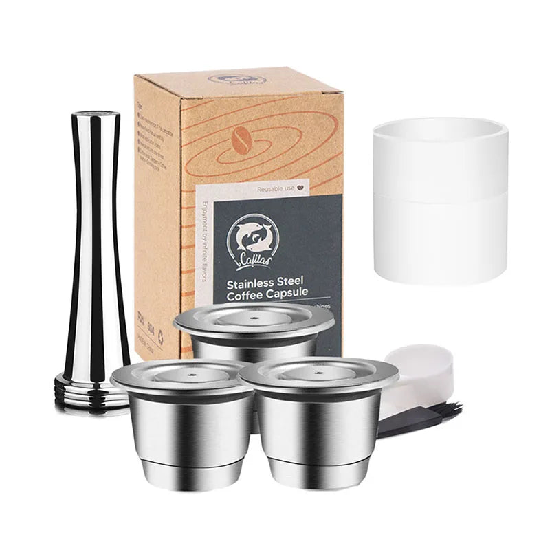 Reusable Stainless Steel Nespresso Capsule – Refillable Coffee Pod