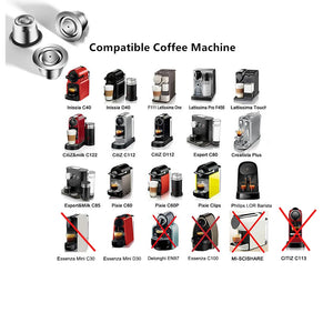 Reusable Stainless Steel Nespresso Capsule – Refillable Coffee Pod