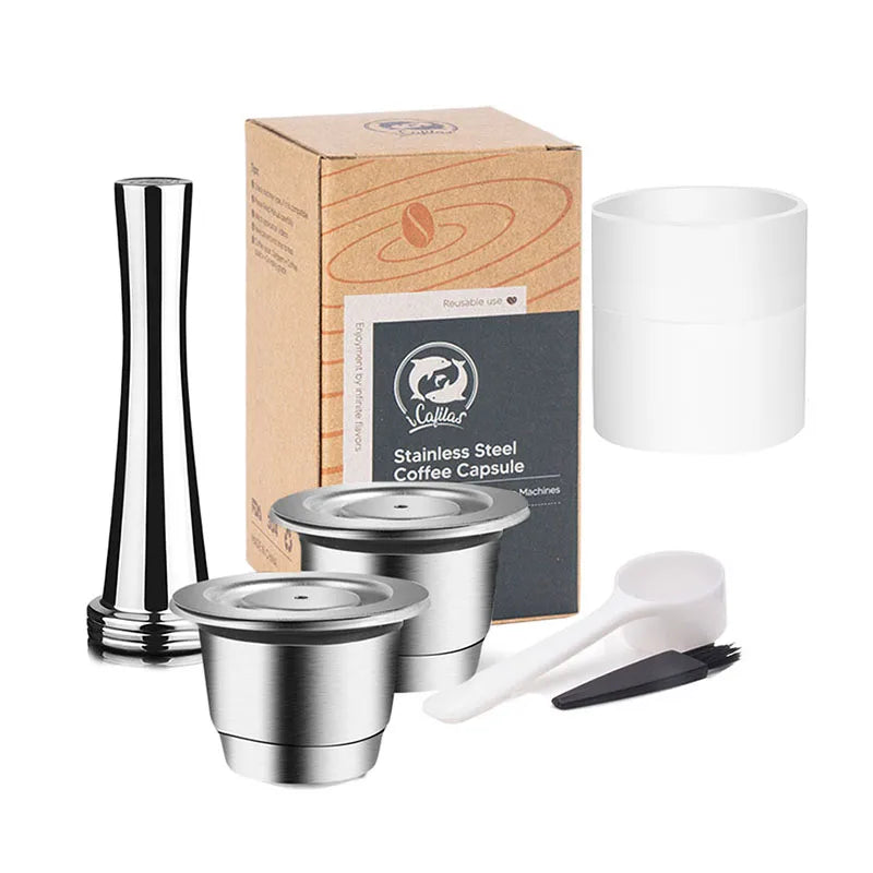 Reusable Stainless Steel Nespresso Capsule – Refillable Coffee Pod