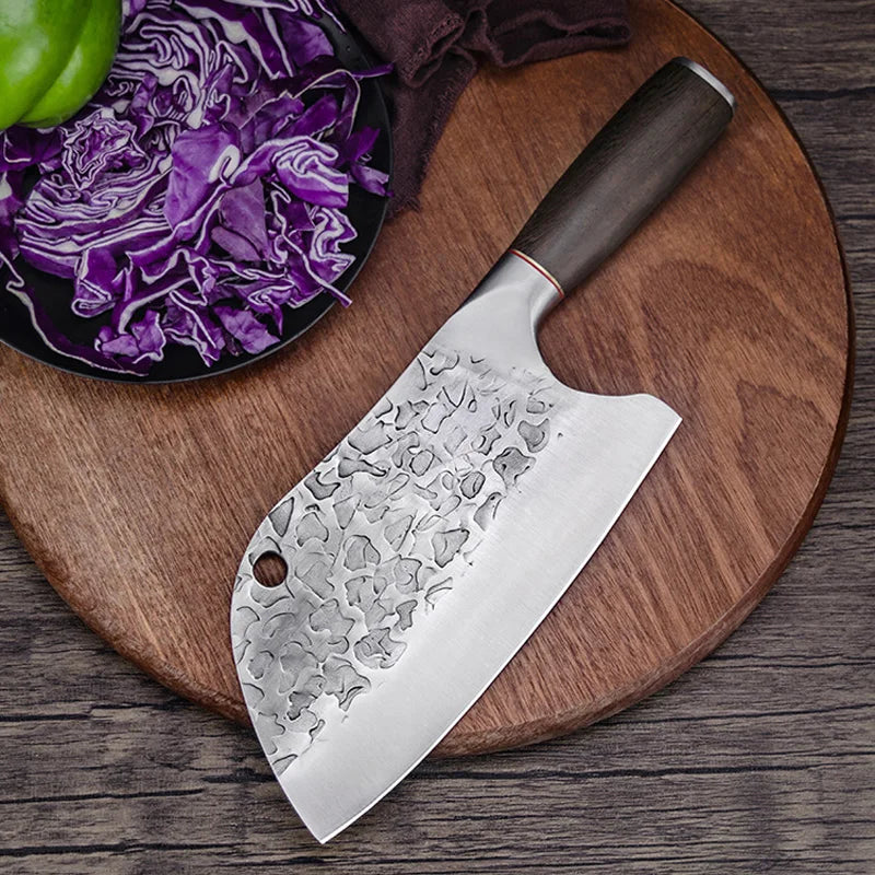 Japanese Stainless Steel Chef Knife – Dual-Purpose Cleaver & Slicer