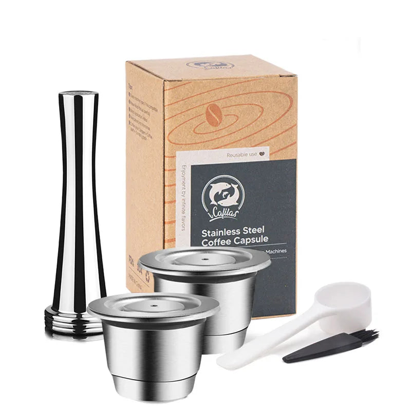 Reusable Stainless Steel Nespresso Capsule – Refillable Coffee Pod