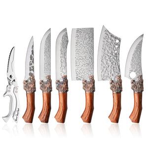 Stainless Steel Kitchen Knife Set – Multi-Functional Chef & Butcher Knives