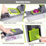 16pcs/Set Vegetable and Fruit Slicer Dicer Multifunctional - KitchenTouch