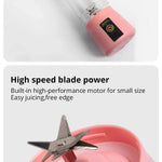 Portable Electric Juicer Blender – USB Rechargeable Smoothie Maker