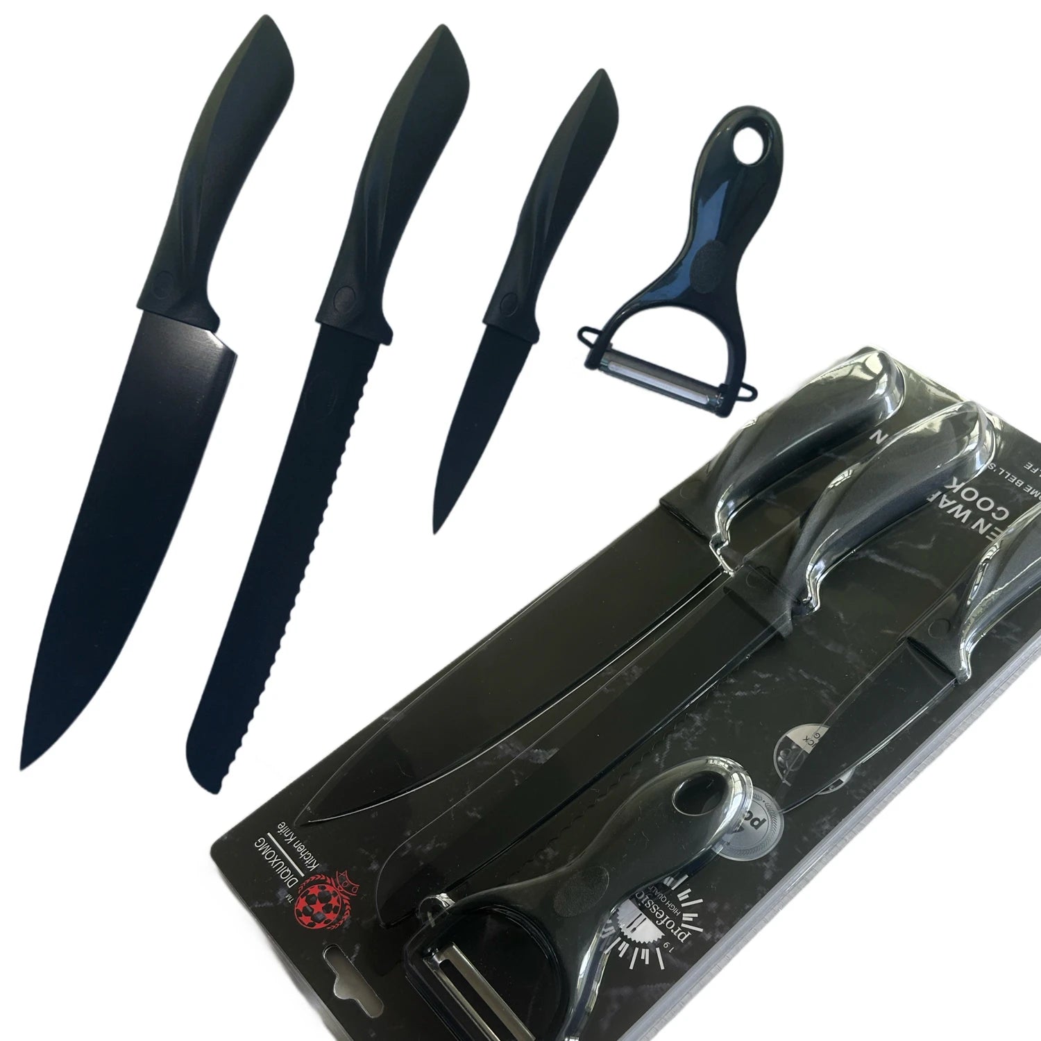 Stainless Steel Kitchen Knife Set – Multi-Functional Chef & Butcher Knives