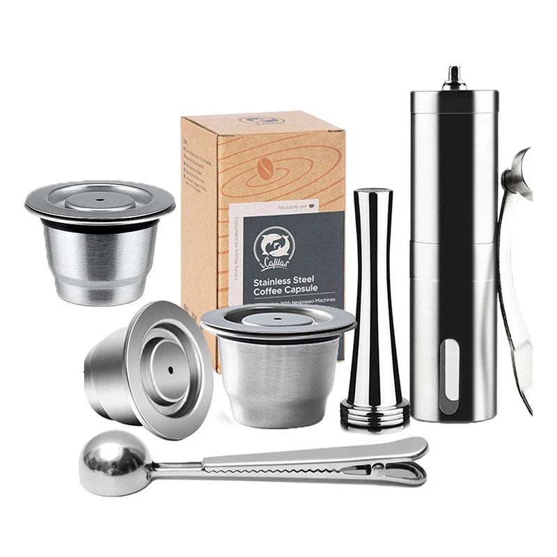 Reusable Stainless Steel Nespresso Capsule – Refillable Coffee Pod