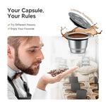 Reusable Stainless Steel Nespresso Capsule – Refillable Coffee Pod