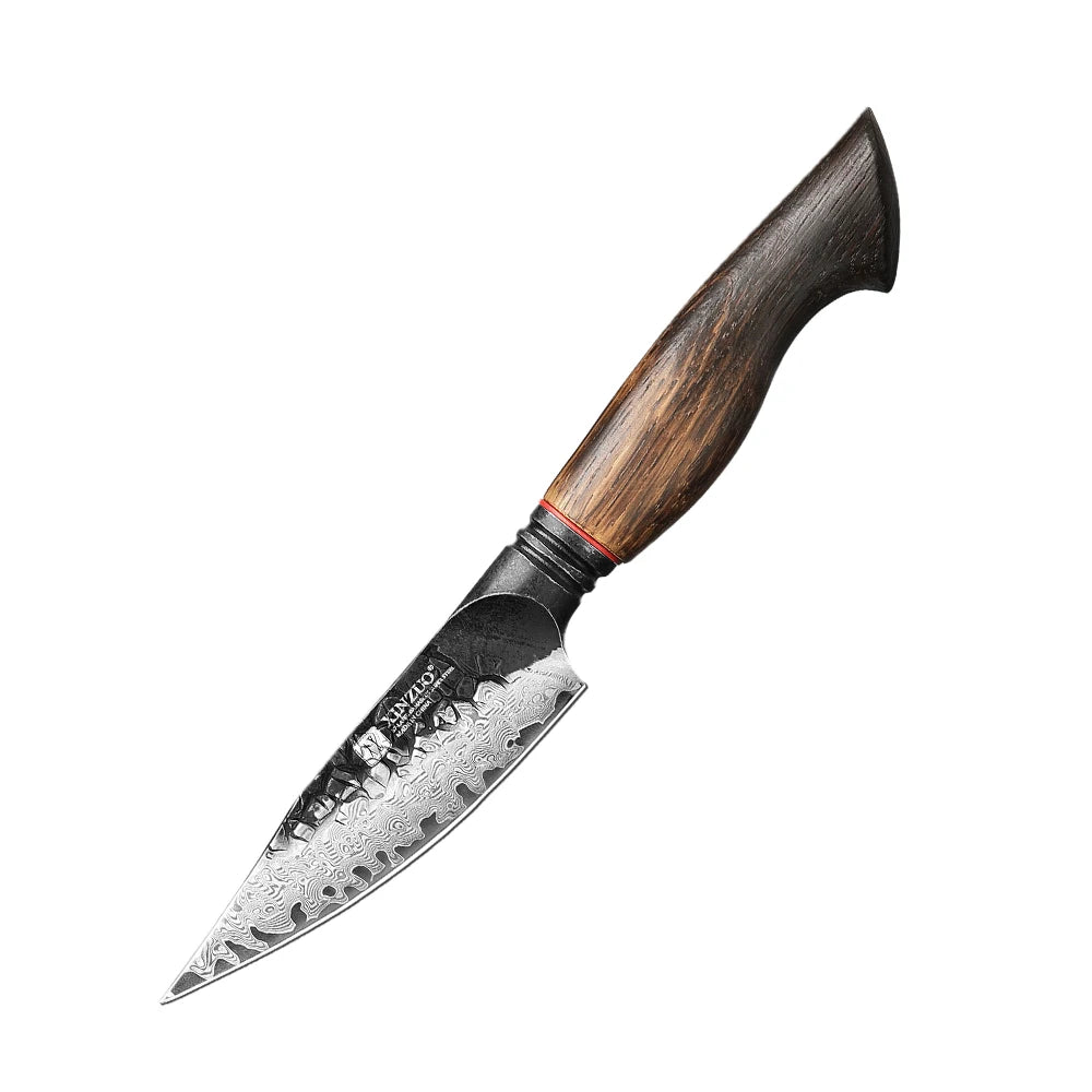 Professional Chef Damascus Steel Knife Set With White Oak Handles - KitchenTouch