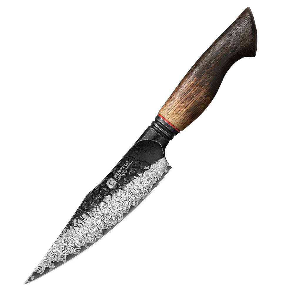 Professional Chef Damascus Steel Knife Set With White Oak Handles - KitchenTouch