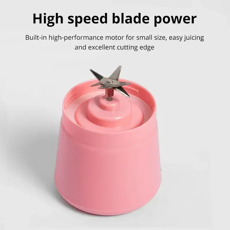 Portable Electric Juicer Blender – USB Rechargeable Smoothie Maker