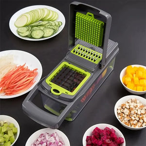 16pcs/Set Vegetable and Fruit Slicer Dicer Multifunctional - KitchenTouch