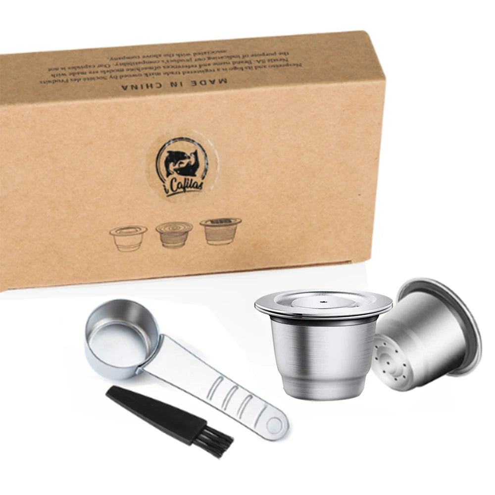 Reusable Stainless Steel Nespresso Capsule – Refillable Coffee Pod