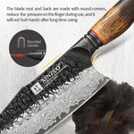 Professional Chef Damascus Steel Knife Set With White Oak Handles - KitchenTouch