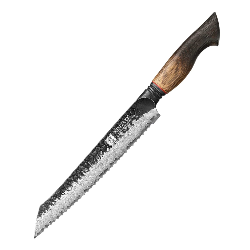 Professional Chef Damascus Steel Knife Set With White Oak Handles - KitchenTouch