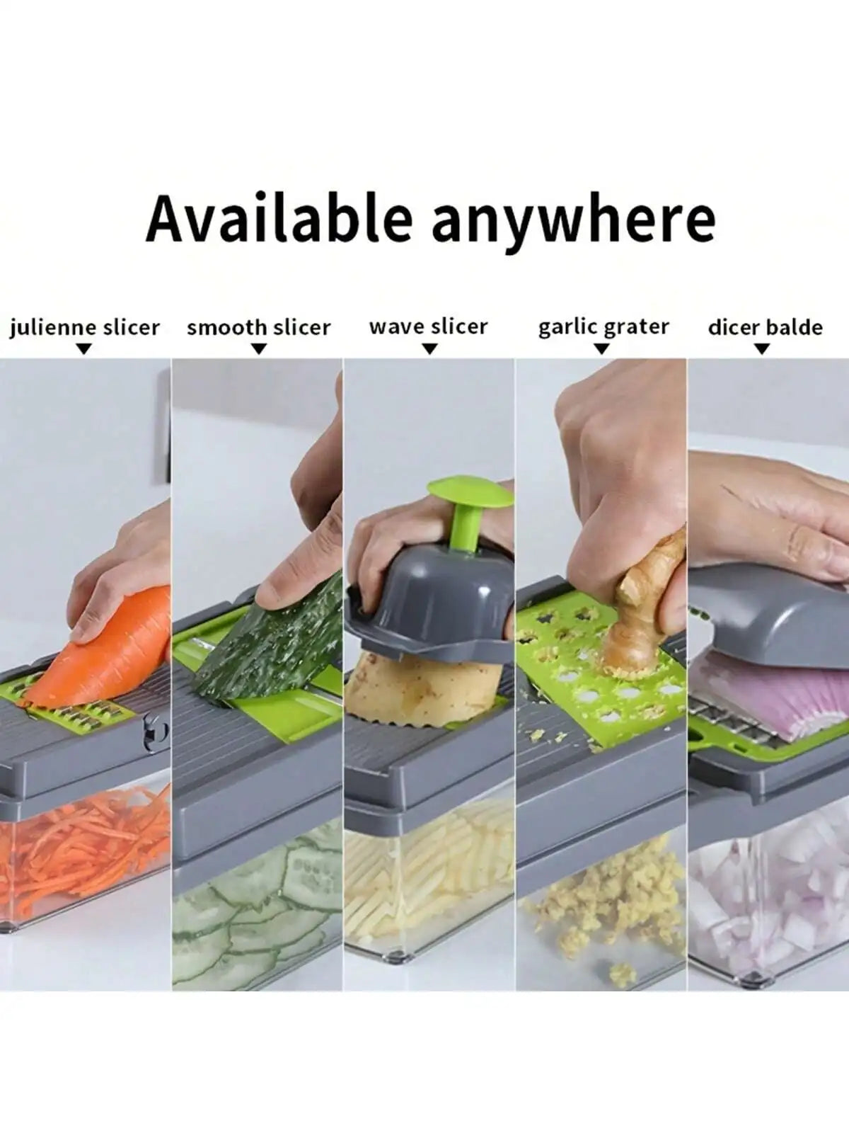16pcs/Set Vegetable and Fruit Slicer Dicer Multifunctional - KitchenTouch