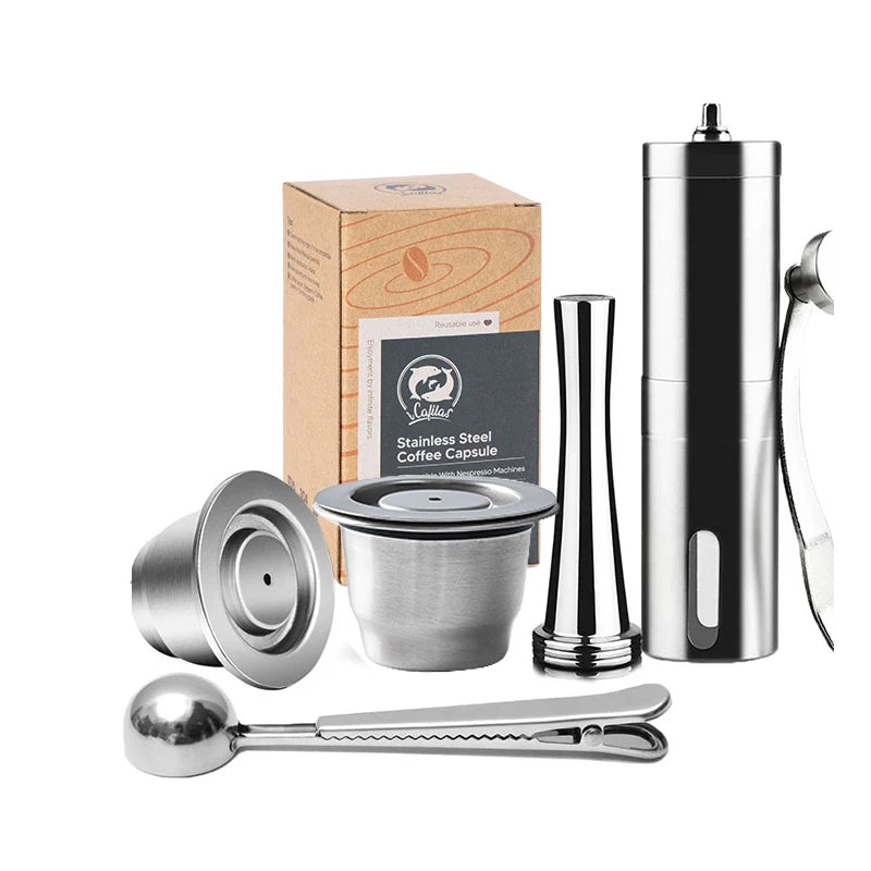 Reusable Stainless Steel Nespresso Capsule – Refillable Coffee Pod