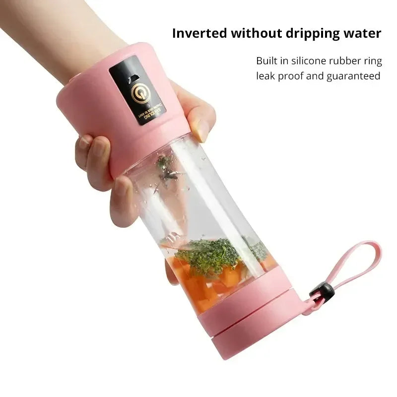 Portable Electric Juicer Blender – USB Rechargeable Smoothie Maker