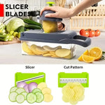 16pcs/Set Vegetable and Fruit Slicer Dicer Multifunctional - KitchenTouch