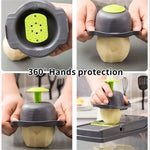 16pcs/Set Vegetable and Fruit Slicer Dicer Multifunctional - KitchenTouch