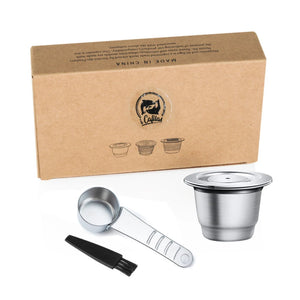 Reusable Stainless Steel Nespresso Capsule – Refillable Coffee Pod