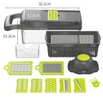 Vegetable Fruit Slicer Grater Cutter Peeler Multifunctional - KitchenTouch